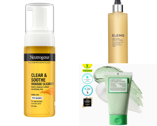 Skincare Faves cover photo collage