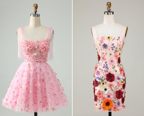 Short & Sweet Homecoming Dresses for 2026 inspo cover photo collage