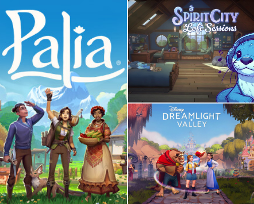 Game Recommendations for streaming/playing cover photo collage