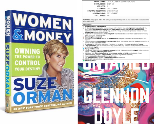 Books Every Woman Should Read for Growth, Confidence, and Financial Freedom cover photo collage