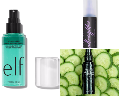 Setting spray cover photo collage