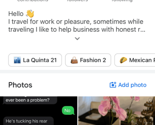 My google reviews cover photo collage
