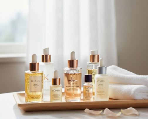 🎀 🌙 The Midnight Hair Repair Edit: Hydrating Serums & Oils ✨ cover photo collage