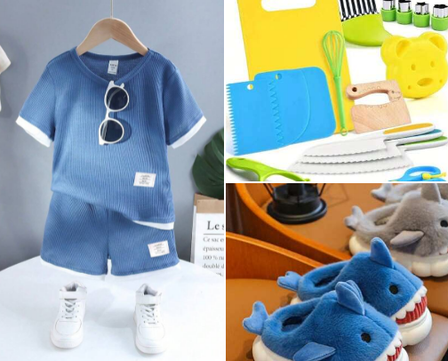 Shein must haves for toddlers cover photo collage