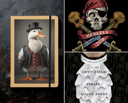 Treasures for the Gentleman Pirate cover photo collage