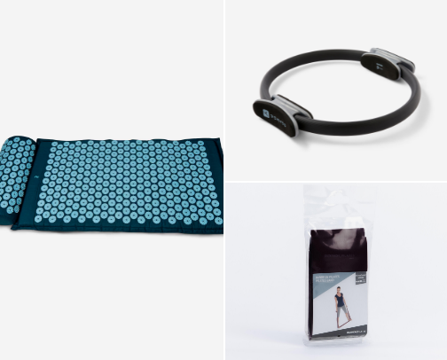 Pilates Essentials for Home Workouts cover photo collage