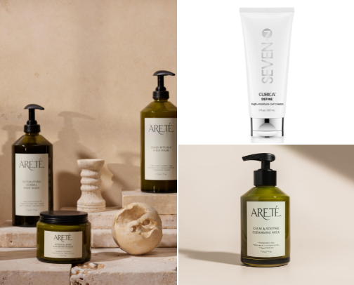 hair products cover photo collage