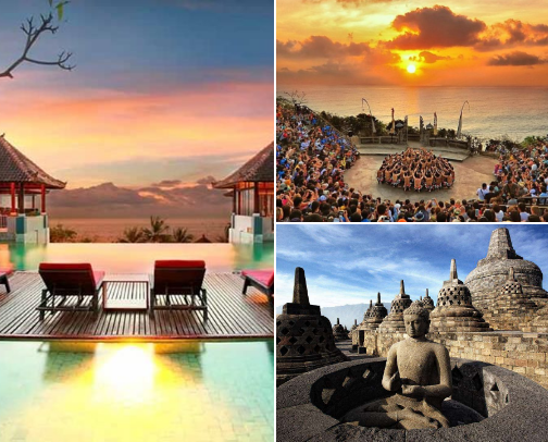 Indonesia Travel Bucket List cover photo collage