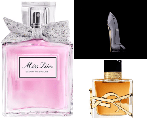 Best womans parfumes cover photo collage