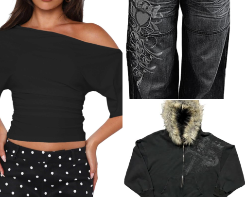 🖤 Y2K Outfit Essentials | 2000s Fashion Finds cover photo collage