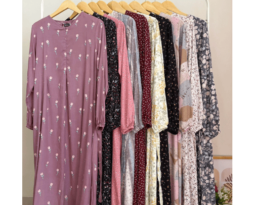 Gamis Rumahan cover photo collage