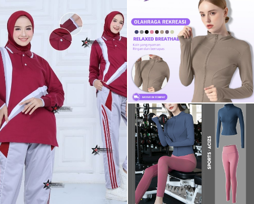 Tracksuits cover photo collage