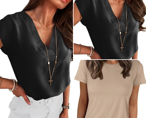 Cap Sleeve Work Tops That Are Easy to Style and Always Polished cover photo collage