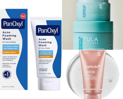 My go to skincare! Combo skin cover photo collage