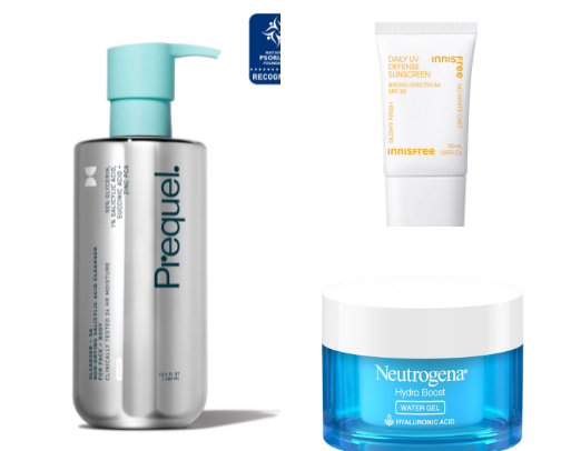 Skincare for oily skin cover photo collage