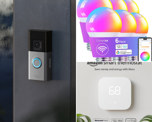 Smart home products cover photo collage