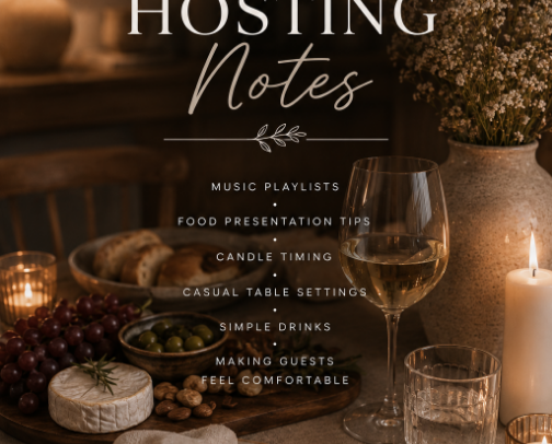 Everyday Elevated: Hosting Notes cover photo collage