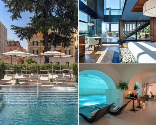 Rome Hotels I Recommend for Every Traveler. 🏭🛫 cover photo collage