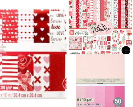 Valentines Crafts and Supplies cover photo collage