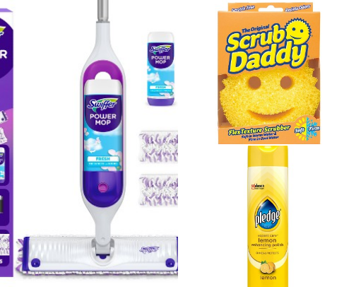 My top cleaning products!🧼🩵 cover photo collage