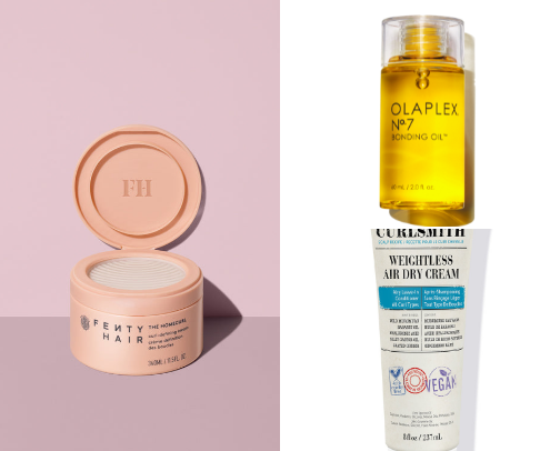 My favorite curly hair products cover photo collage