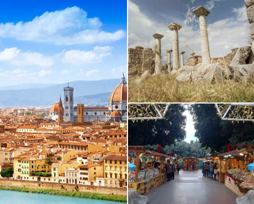 Wanderlust Wonders: Your Ultimate International Bucket List! cover photo collage