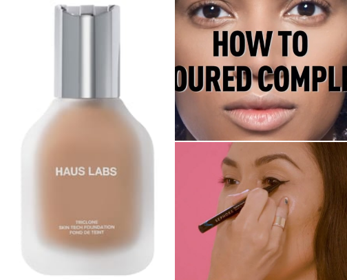 Daily go-to makeup products cover photo collage