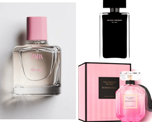 perfumes cover photo collage