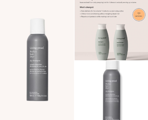 Thick, Frizzy Hair Routine Products cover photo collage