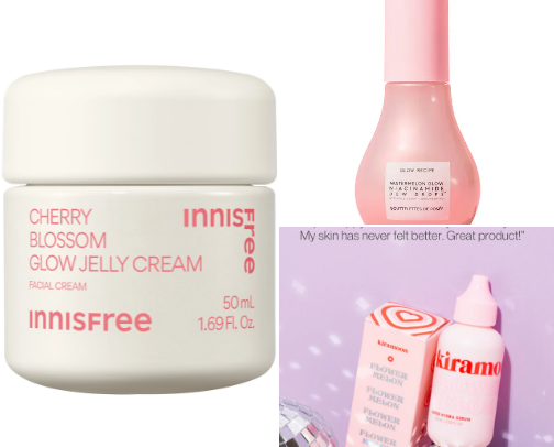 Brightening and Serums cover photo collage