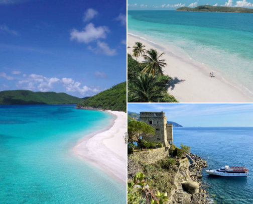 My favorite vacation spots! cover photo collage