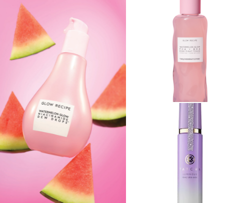 Glowy skin cover photo collage