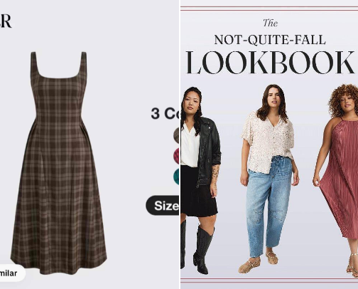 Plus size clothing! cover photo collage