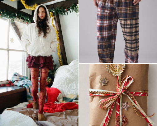 A ralph lauren christmas. cover photo collage