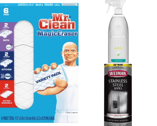 Fave cleaning supplies 👌🏻💙 cover photo collage