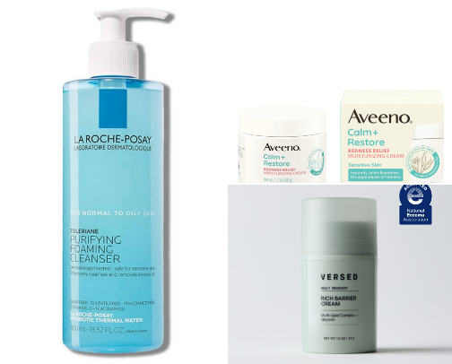 Favorite Sensitive Skincare cover photo collage