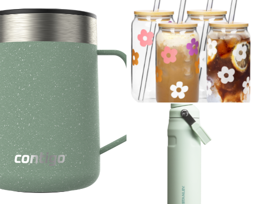 Cute cups cover photo collage