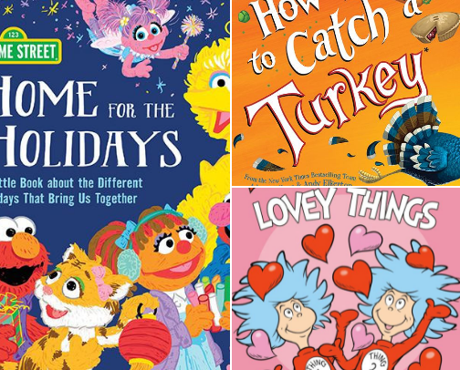 Holiday and seasonal books for infants and toddlers cover photo collage