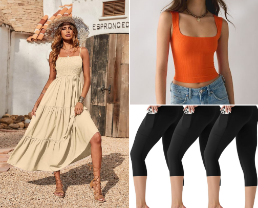 Comfy Gal Summer Closet cover photo collage