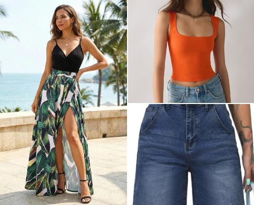 Comfy Gal Summer Closet cover photo collage