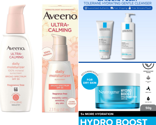 🌸 Sensitive Skin Must‑Haves — Gentle, Soothing & Effective✨ cover photo collage