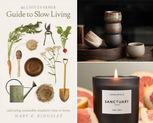 Slow Living cover photo collage