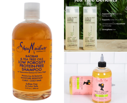 Shampoo for Low pros hair cover photo collage