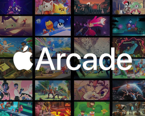 Apple ARCADE value games 🍏 📱 cover photo collage