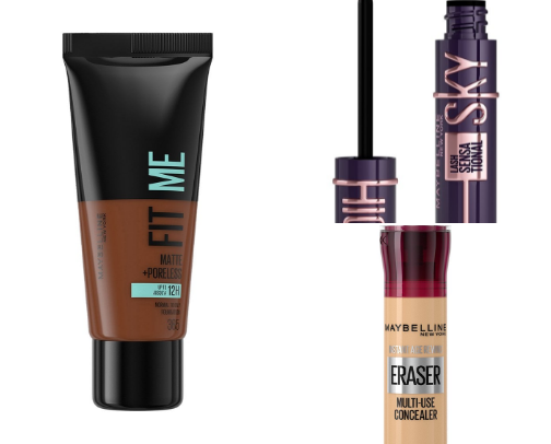 Maybelline Glam Collection cover photo collage