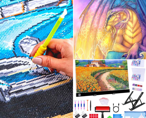 Diamond Art Favorites cover photo collage