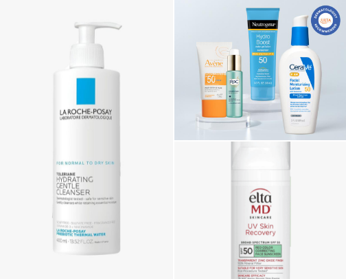 Skincare Essential for healthy, Growing Skin cover photo collage