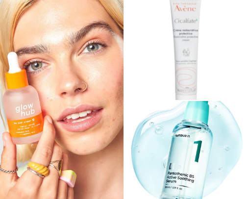 Skin care favorites cover photo collage