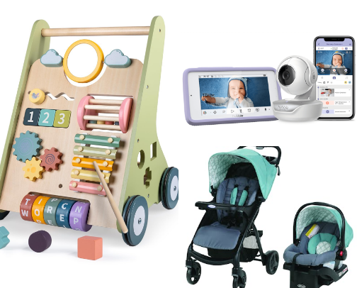 First time mom must haves! cover photo collage