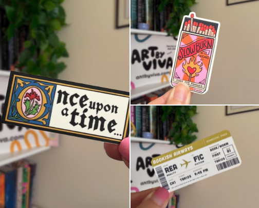 Cute bookish gifts for yourself or a friend! cover photo collage